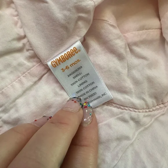 Vintage Gymboree Light Pink Cotton Hat - Picture 3 of 3